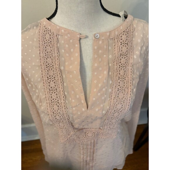 Daniel Rainn BUNDLE Long Sleeved Peach  + Black Floral Top M 2 for 1 - Picture 4 of 7